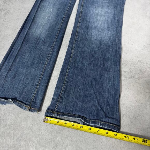 Mossimo Supply Co Bootcut Jeans Dark Wash Stretch Denim - Size: 13R - Picture 2 of 9